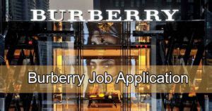 burberry job application|burberry jobs vacancies.